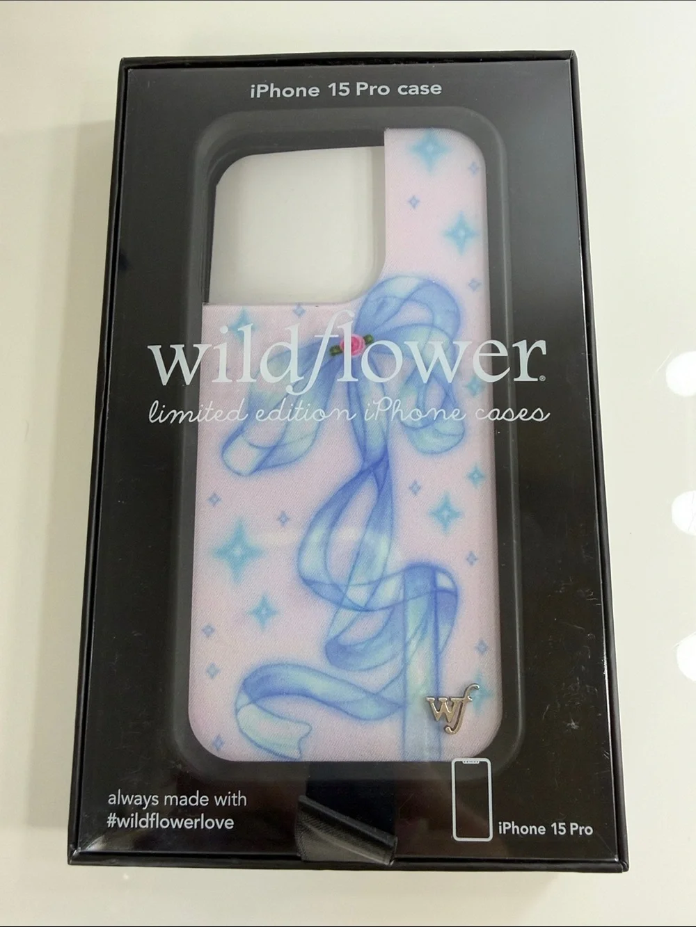 Sparkle girl iPhone 15 Pro Wildflower case